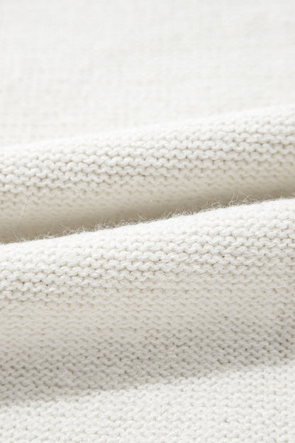 Colorblock Patch Pocket Drop Shoulder Sweater