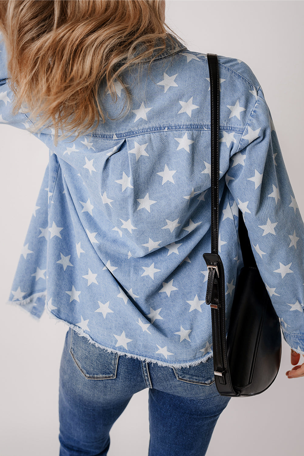 Star Denim Raw Hem Jacket