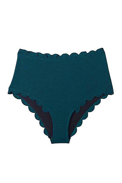 Scalloped High Waist Bikini Panty