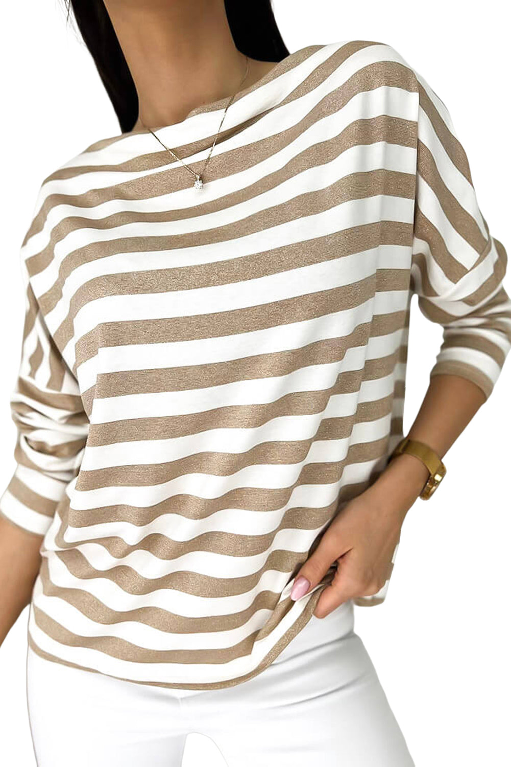 Stripe Long Sleeve Top