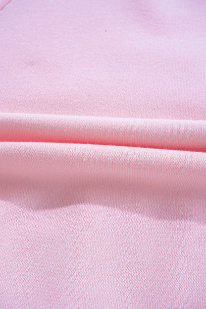 Valentine Hugs & Kisses Tinsel Embroidered Sweatshirt