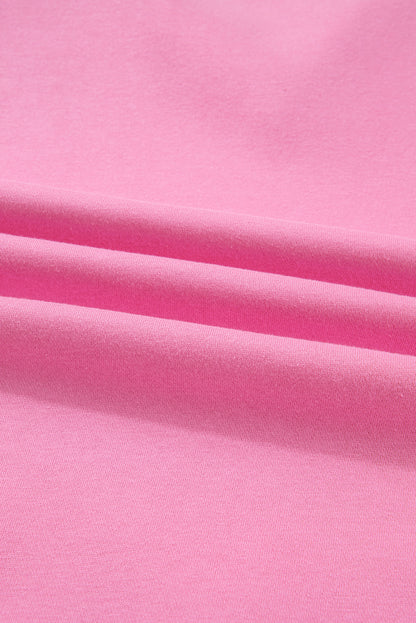 Plus Size Floral Patchwork Elastic Cuff Top