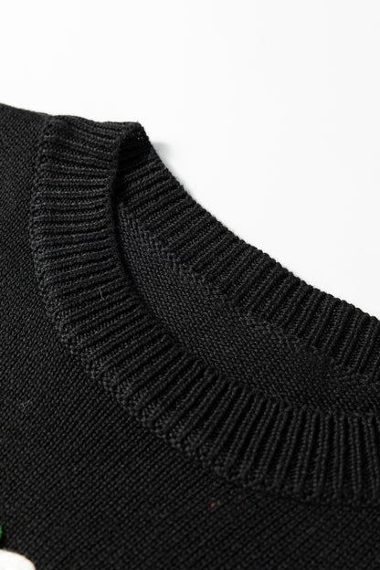 Christmas Merry Dot Dolman Sleeve Sweater