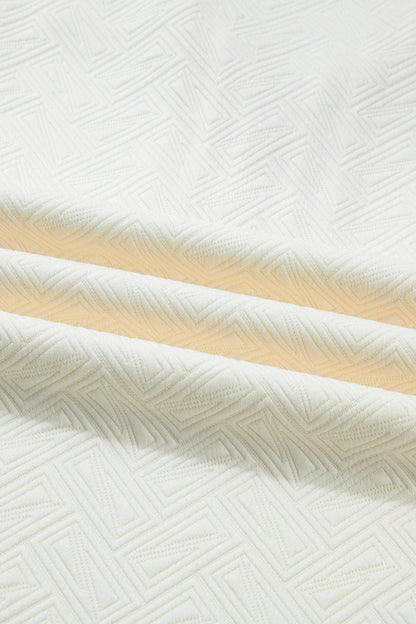 Contrast Stripe Zipped Collar Knit Pullover Top