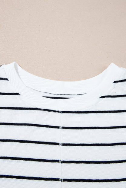 Stripe Top and Pants Set