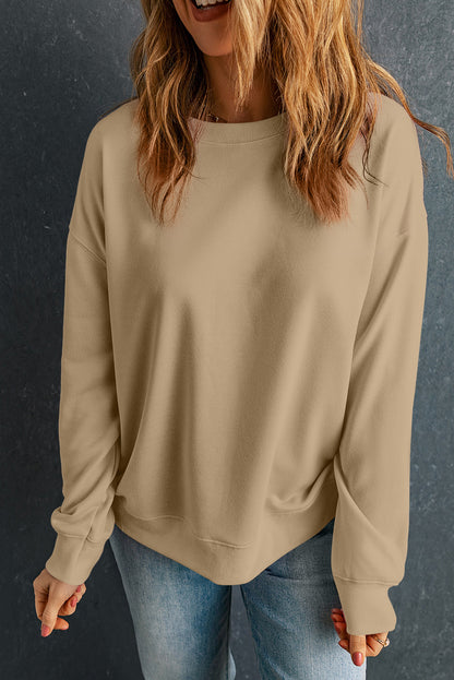 Crewneck Long Sleeve Pullover Sweatshirt