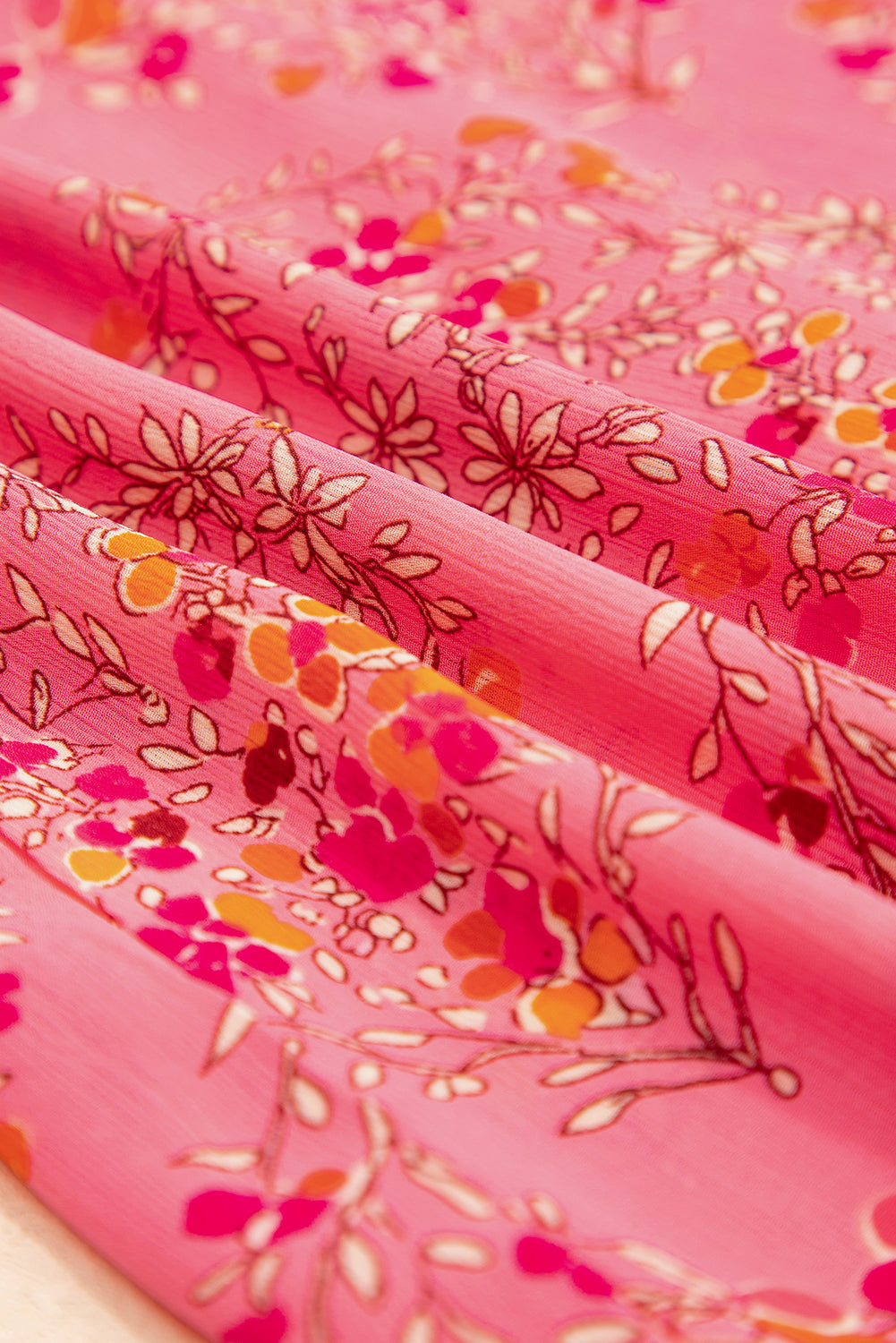 Floral Wide Short Sleeve Button Up Shirt