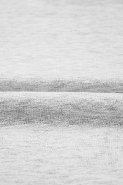 Bow Embroidered Pullover and Shorts Set