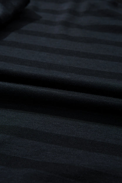 Stripe Long Sleeve Top & Shorts Set