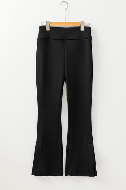 Thermal Lined Flare Leg Pants