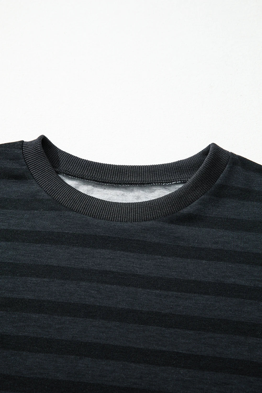 Stripe Long Sleeve Top & Shorts Set