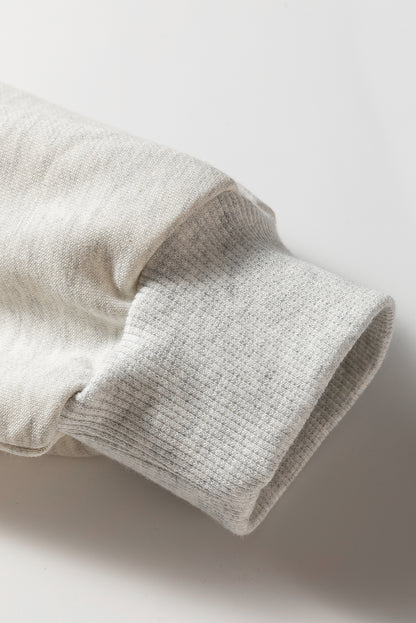 Stripe Patchwork Drop Shoulder Sweatshirt