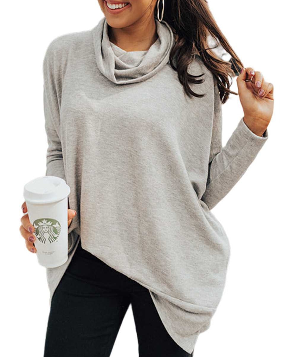 Cowl Neck Shift Tunic Top