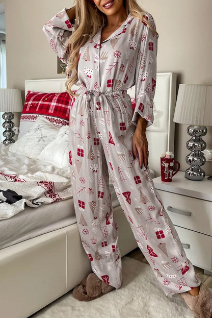 Christmas Shirt and Pants Pajama Set