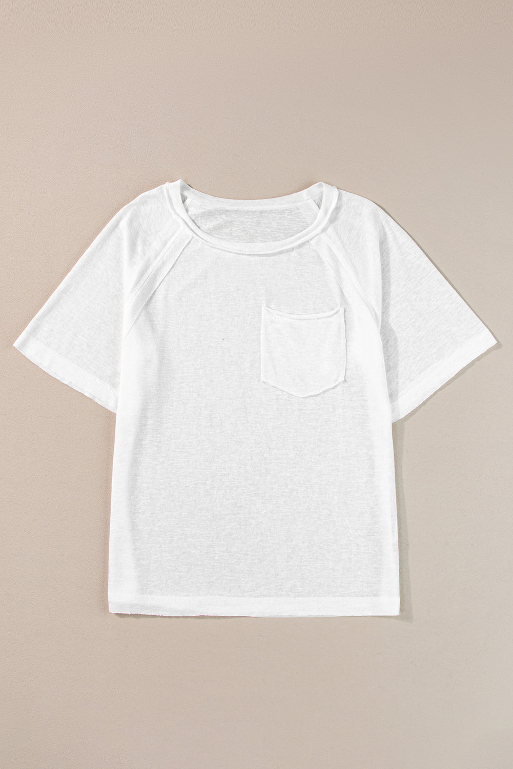 Reverse Seam Short Sleeve T-Shirt