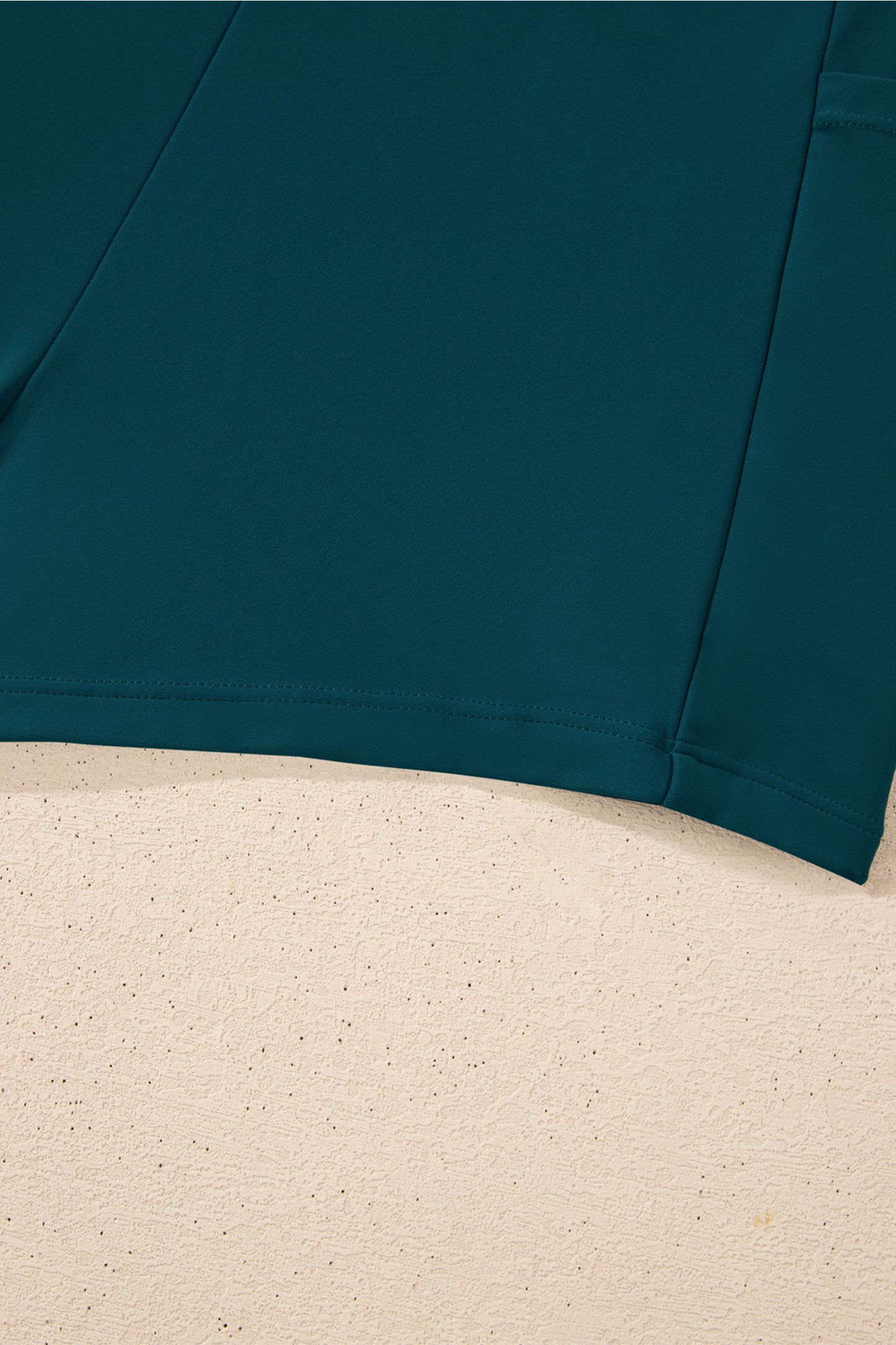 Contrast Trim Ruffle High Waist Swim Dress