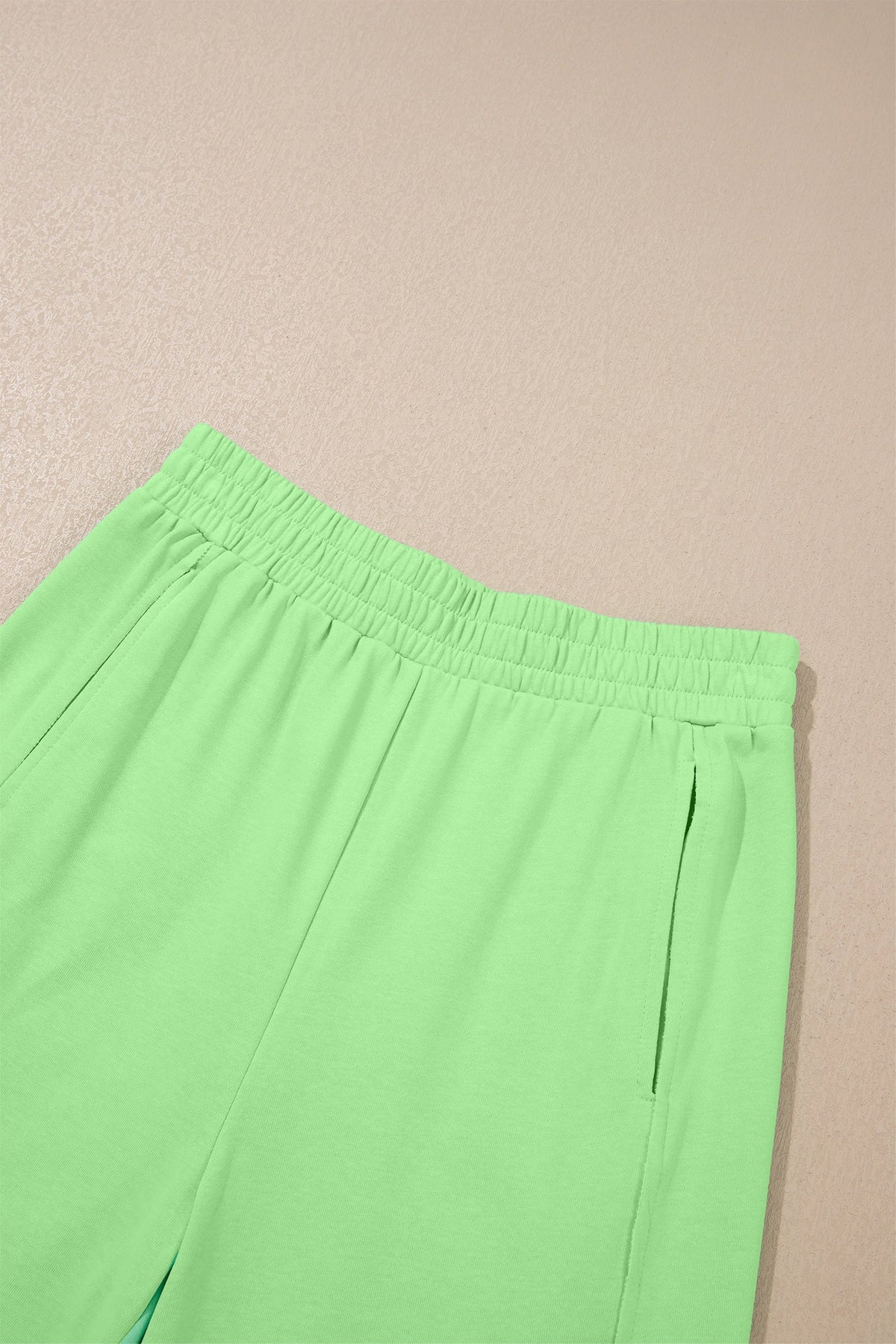Solid Oversize Tee & Wide Leg Pants Set