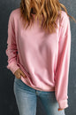 Crewneck Long Sleeve Pullover Sweatshirt