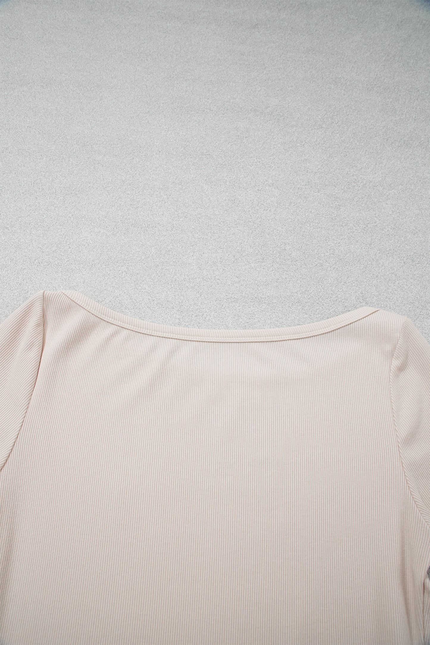 Lace Cuff Patchwork Round Neck Long Sleeve Top