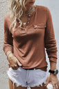 Snap Button Henley Top