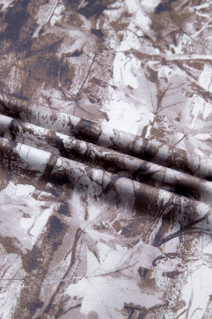 Camo Woodland Drop Shoulder Tunic Tee