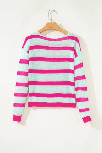 Stripe Round Neck Sweater