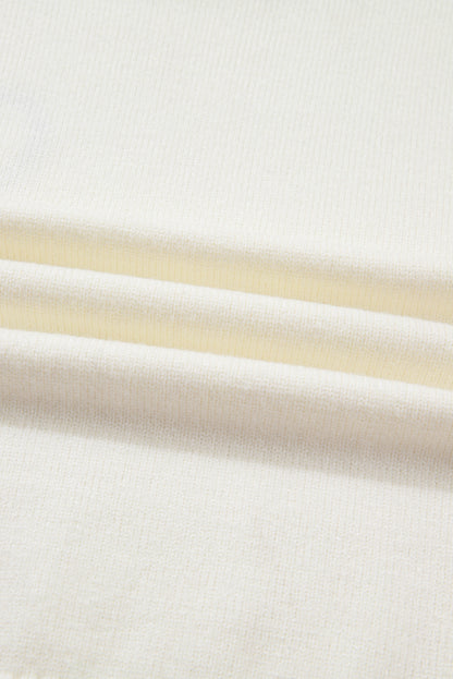 Valentine Gingham Heart Embroidered Crewneck Sweater