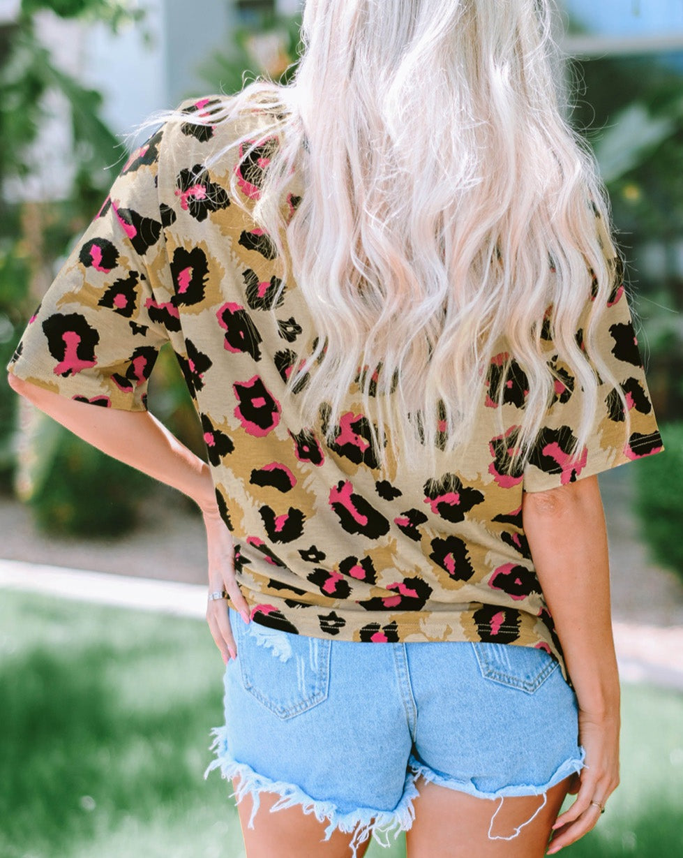 Leopard Short Sleeve T-Shirt