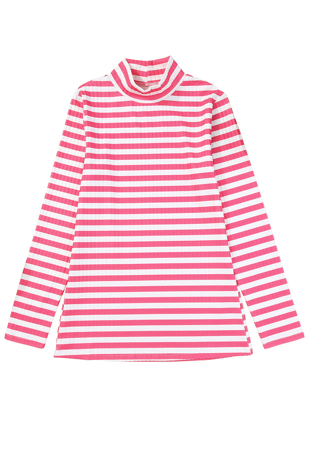 Stripe Ribbed Long Sleeve Tee