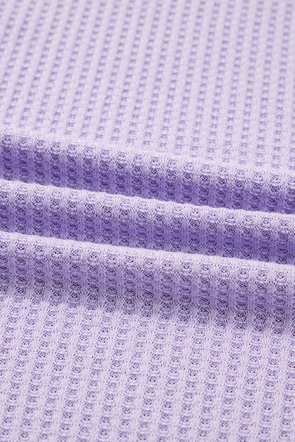 Plus Size Solid Waffle Knit Button-Front Cardigan