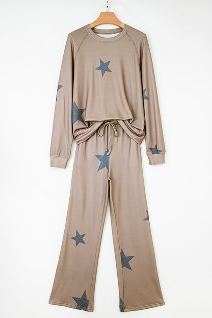 Star Top and Pants Lounge Set