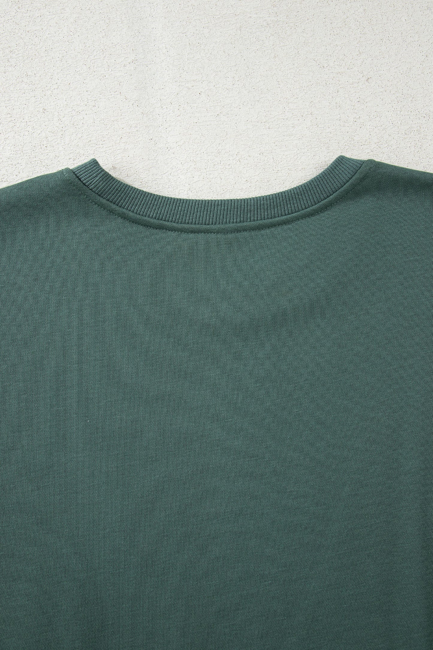 Solid Side Slit Sweatshirt and Leggings Set