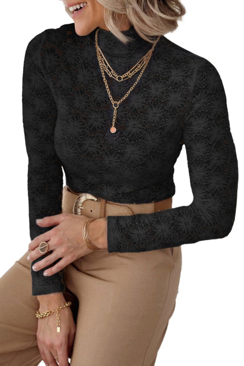 Floral Lace Long Sleeve Top