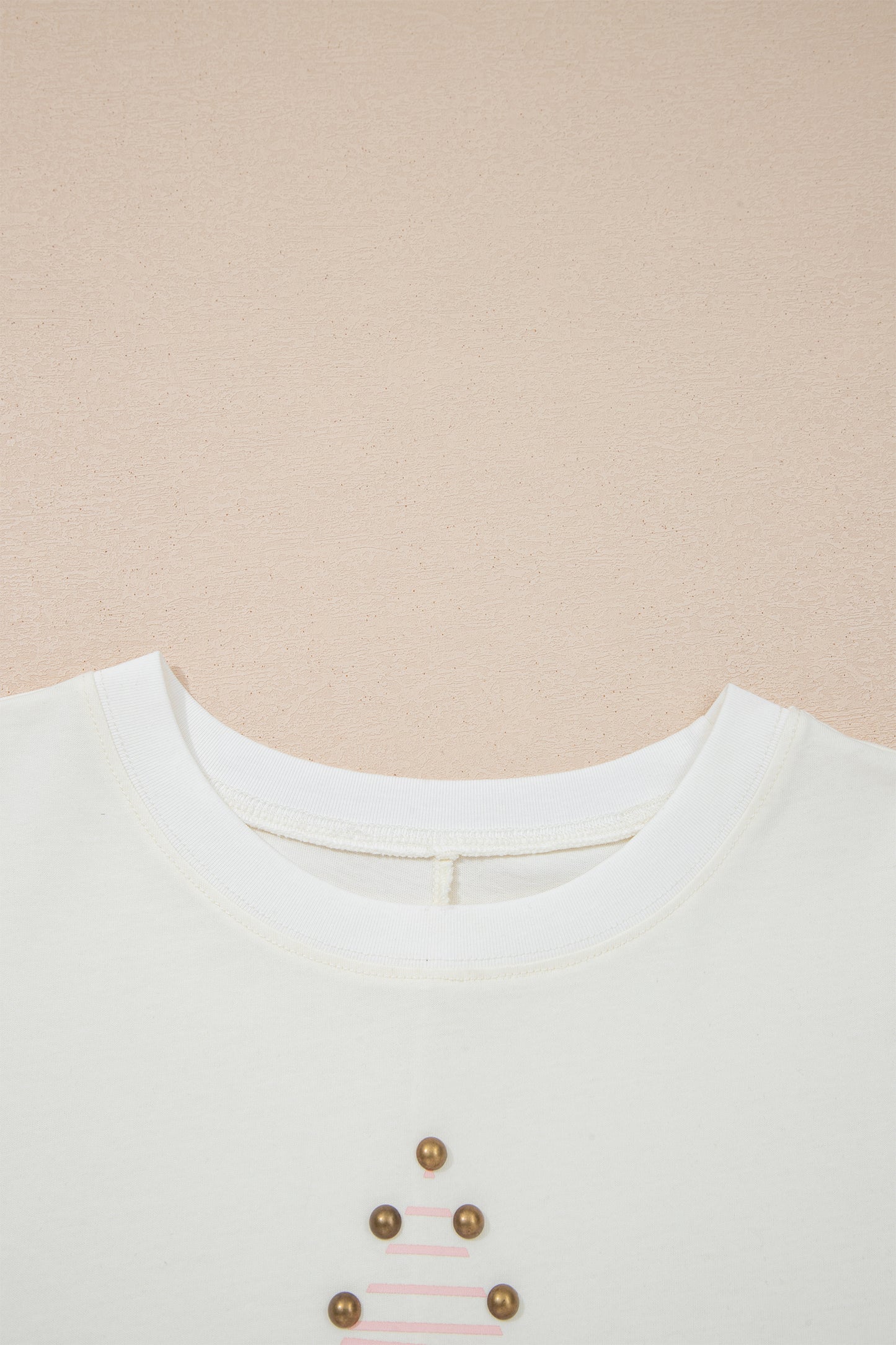 Western Star Studded Detail Short Sleeve Top
