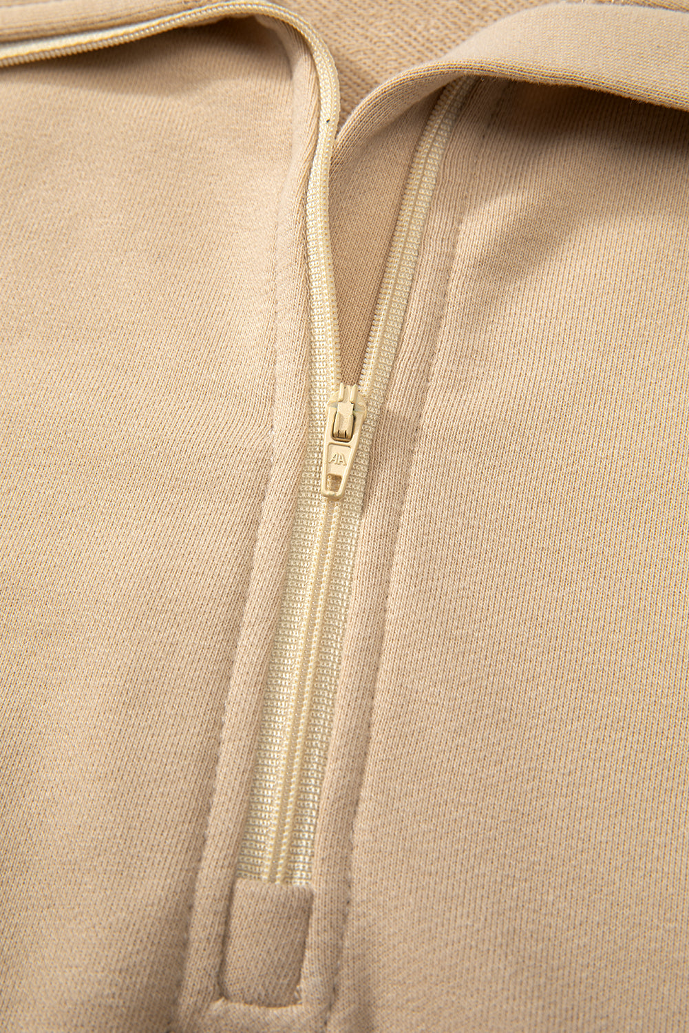 Quarter Zip Kangaroo Pocket Sweatshirt