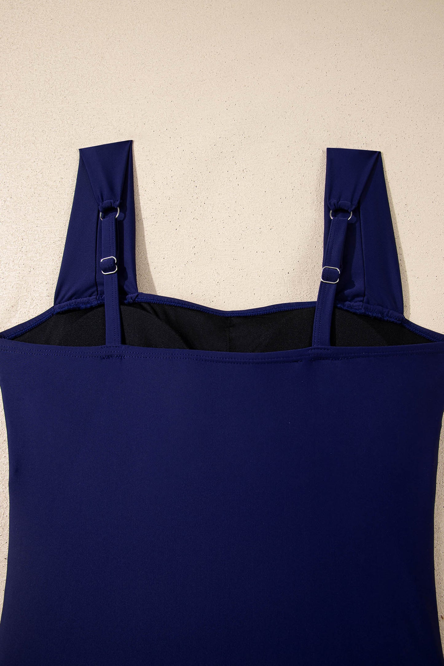 Square Neck Ruched One-Piece Swimsuit