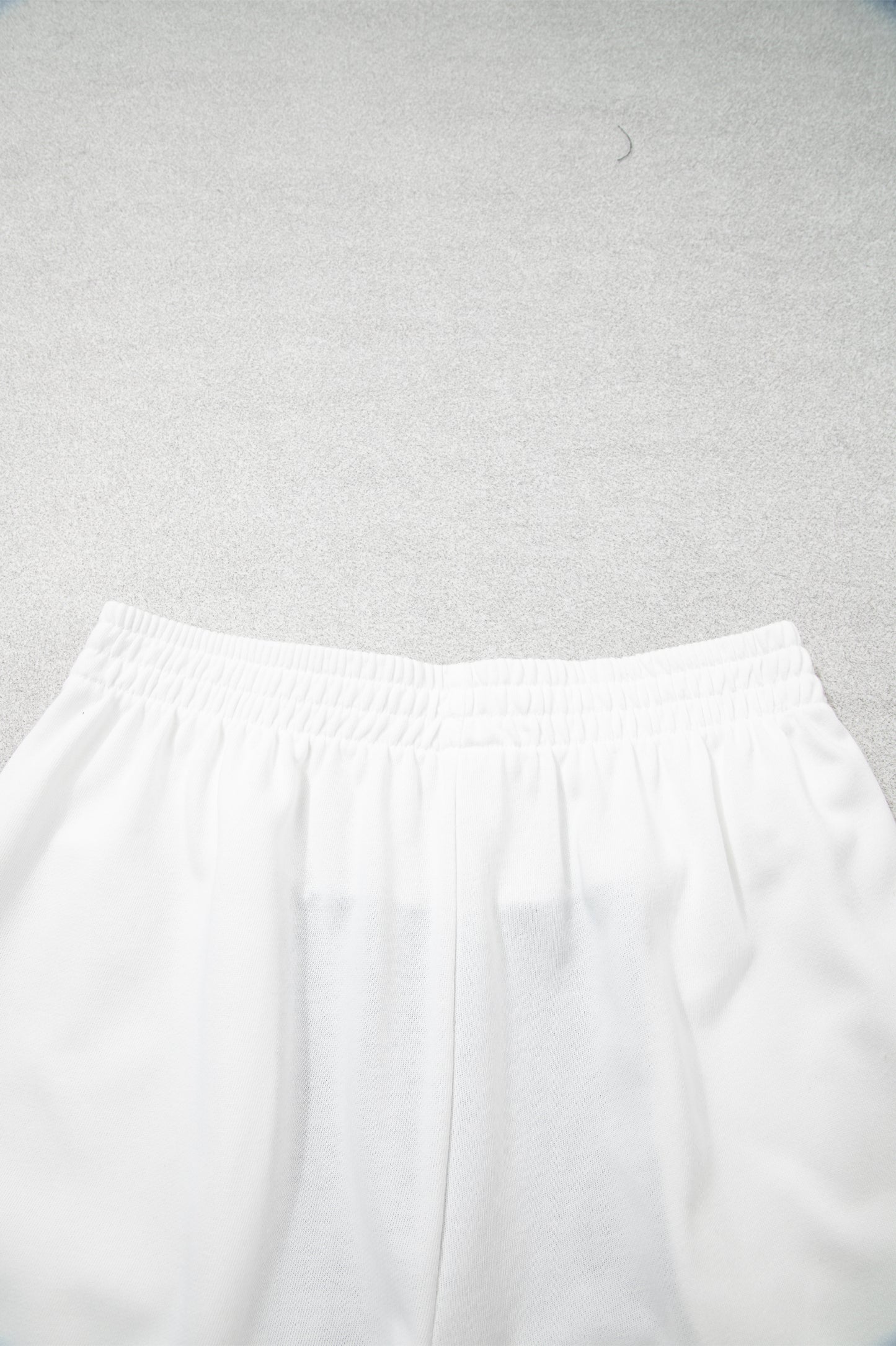 Stripe Colorblock Reverse Seam Top and Shorts Set