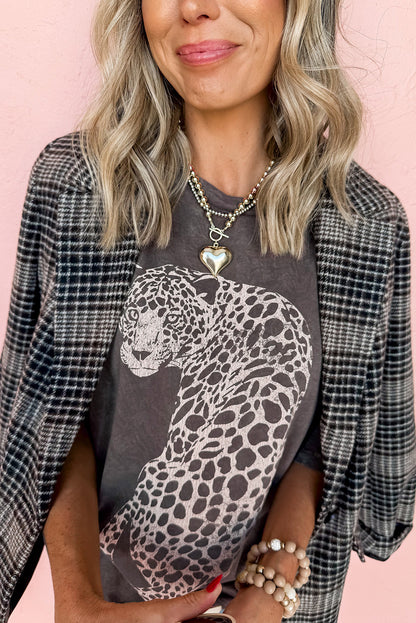 Cheetah Mineral Wash Tee