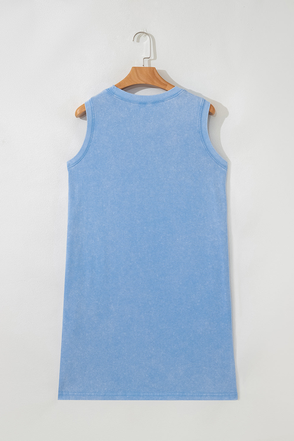 Mineral Wash Pocketed Tank Mini Dress