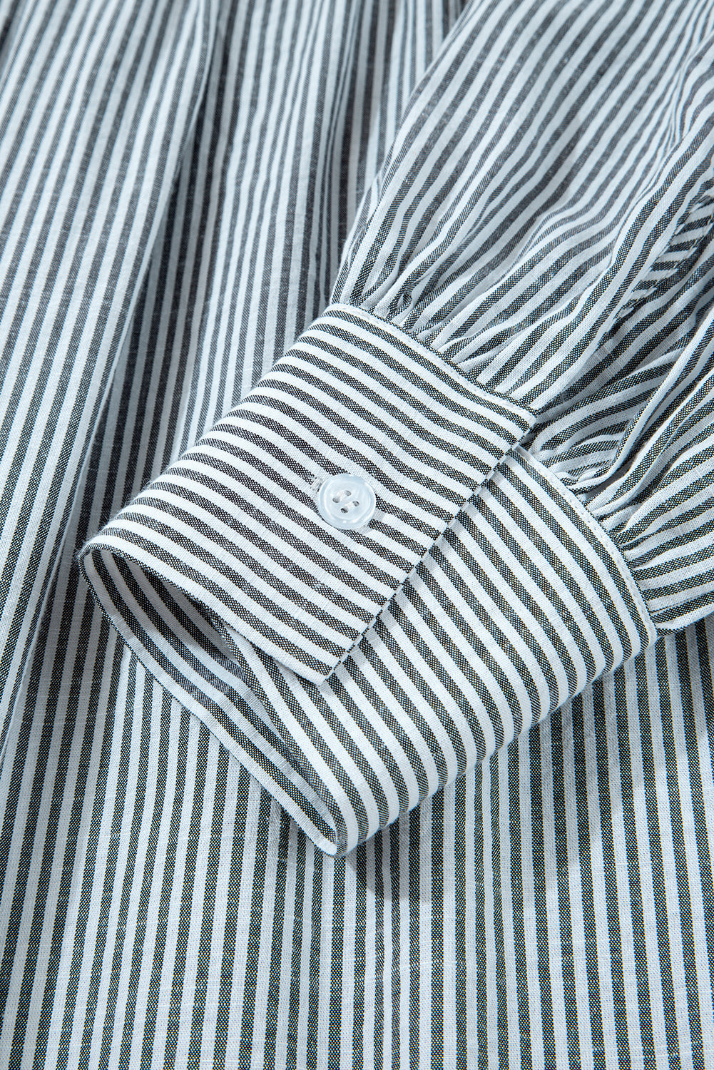 Stripe Floral Patchwork Tied V-Neck Mini Dress