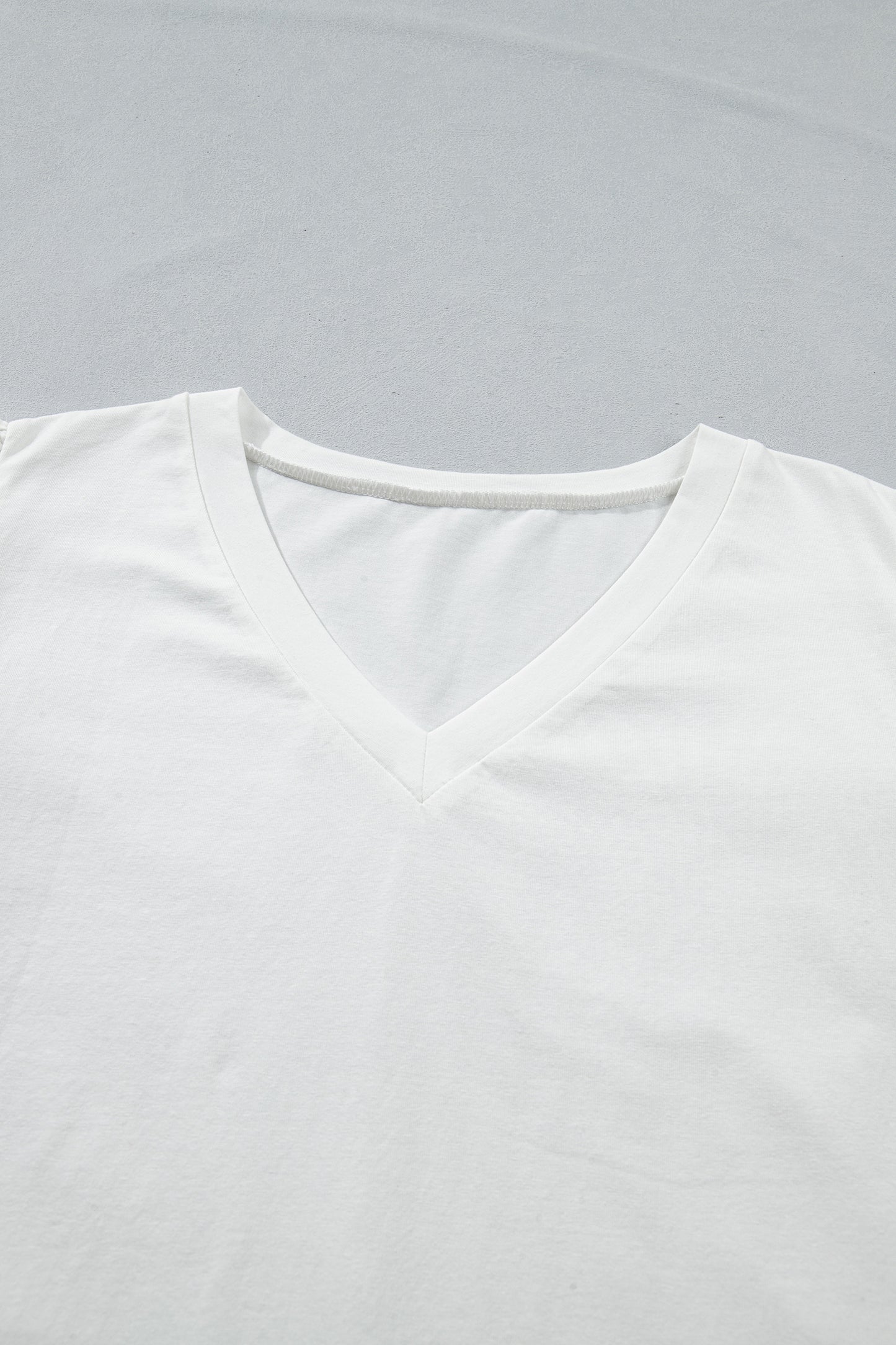 Plus Size Embroidered Eyelet Patchwork Short Sleeve Tee