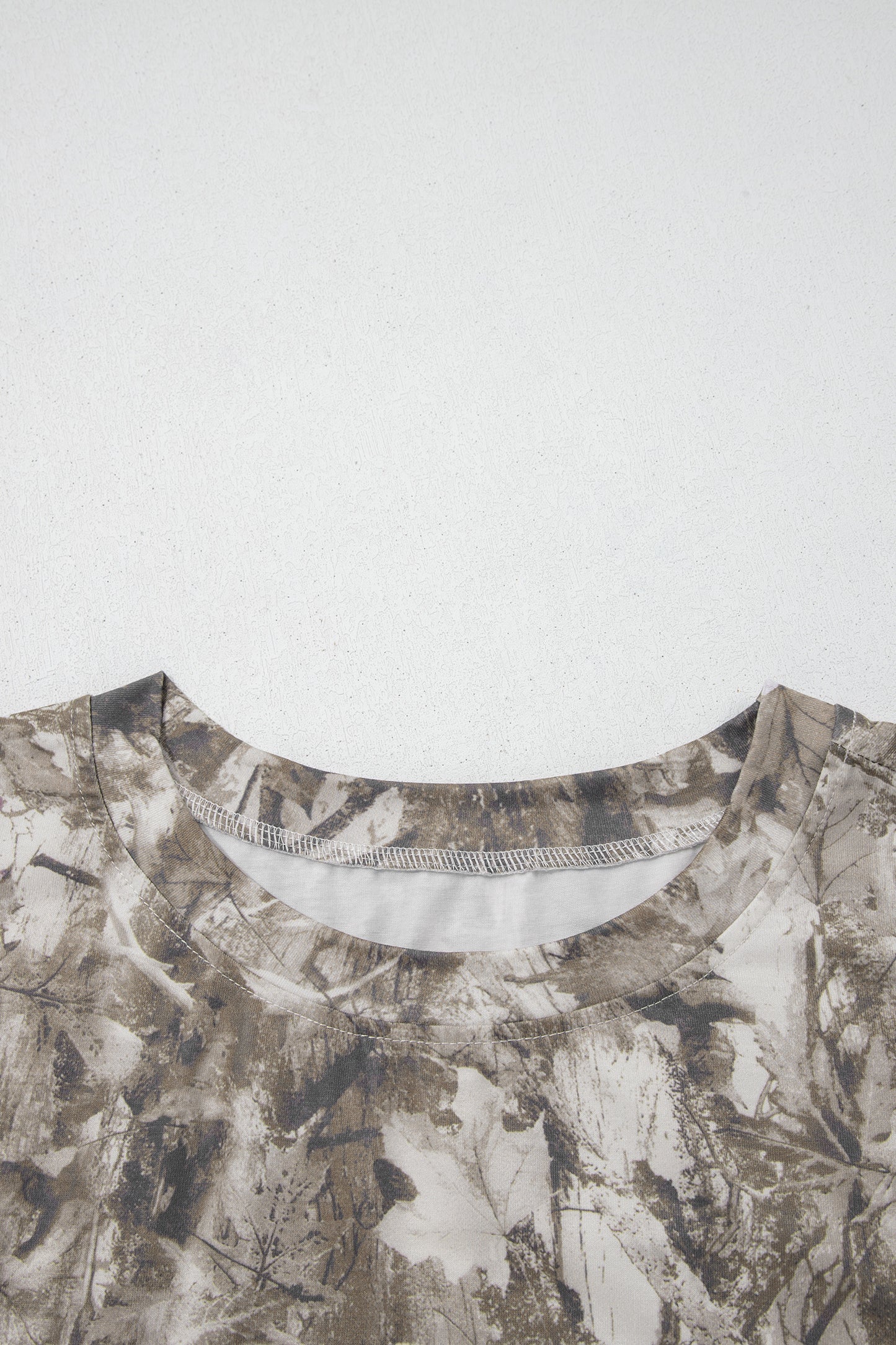 Plus Size Woodland Camo Short Sleeve T-Shirt