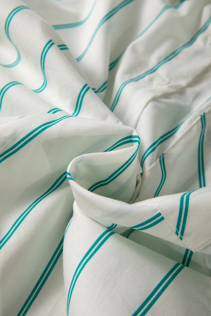 Stripe St. Patrick's Day Short Sleeve Mini Dress