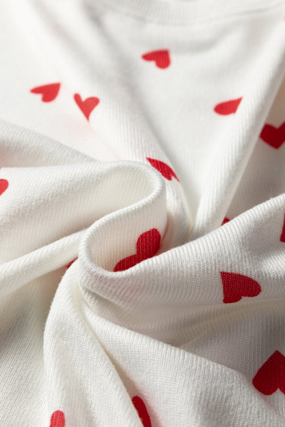 Valentine Heart Top and Pant Lounge Set