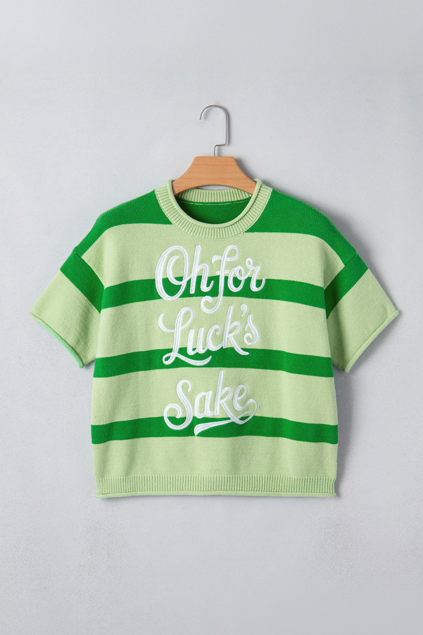 Stripe Oh for Luck’s Sake St Patrick Sweater