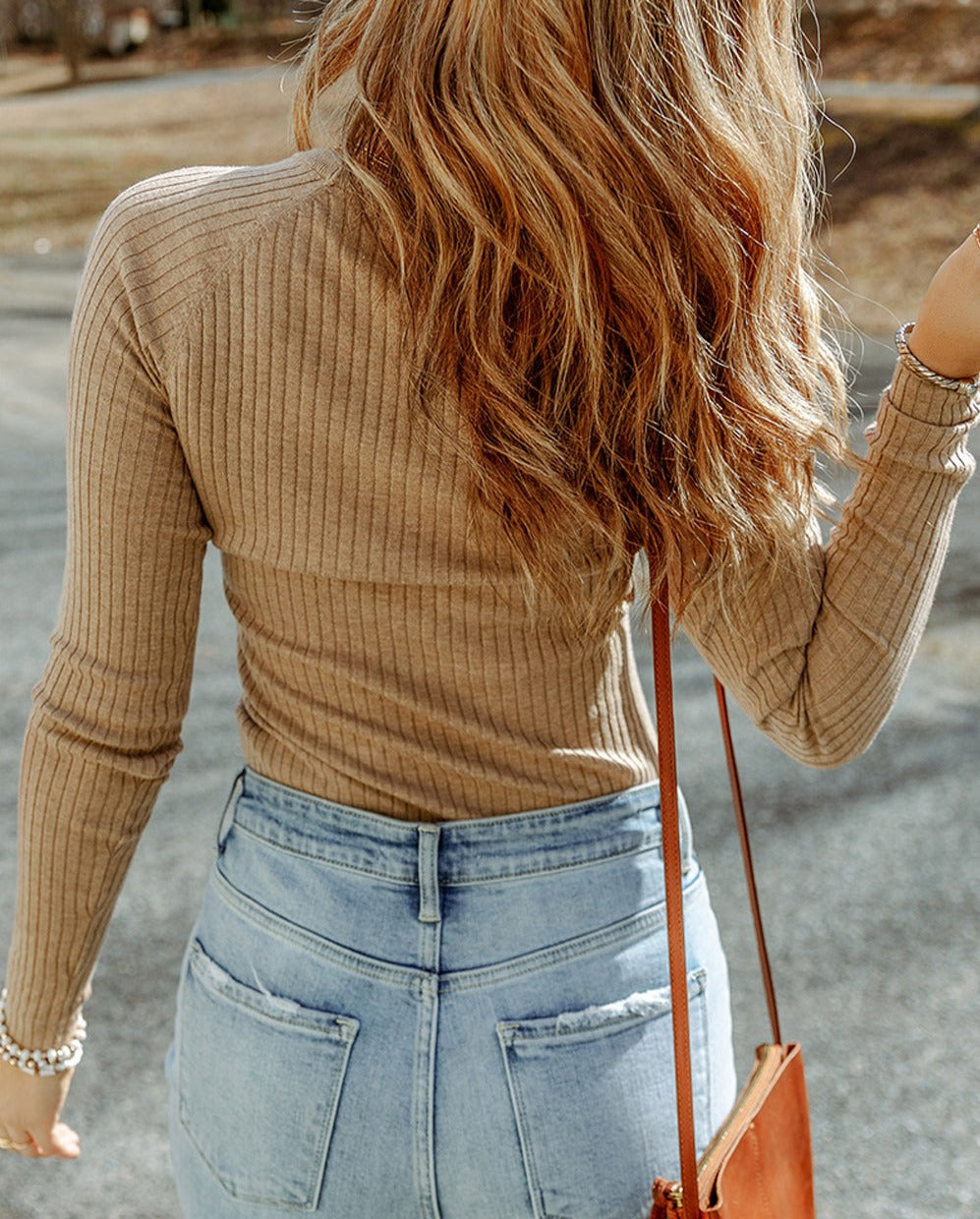 NEW! Ribbed Long Sleeve Sweater