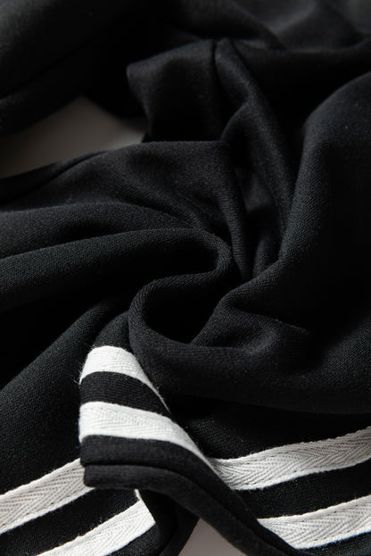 Varsity Stripe Crewneck Pullover & Sweatpants Set