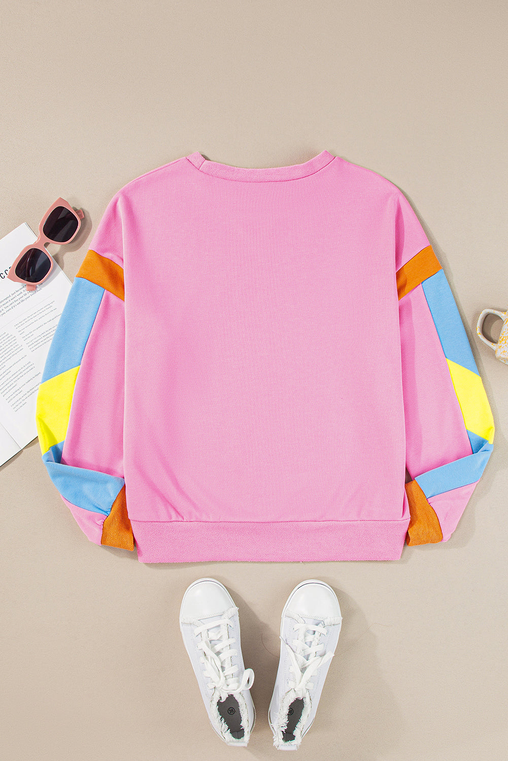 Colorblock French Terry Top