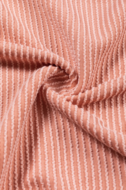 Colorblock Ribbed Long Sleeve Top