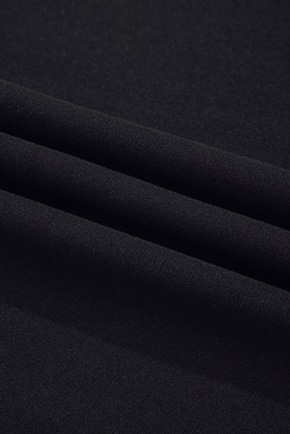 Leopard Mesh Patchwork Long Sleeve Top